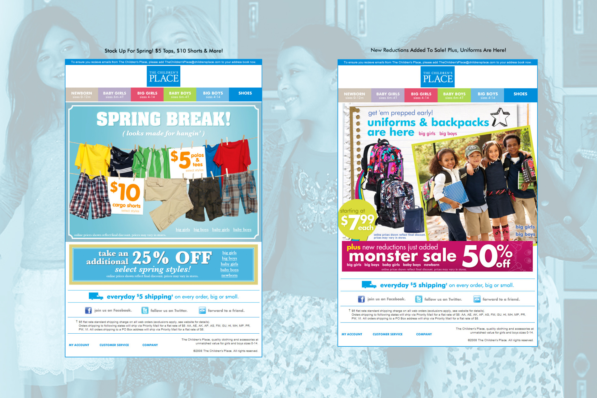 Children’s Place e-Newsletter